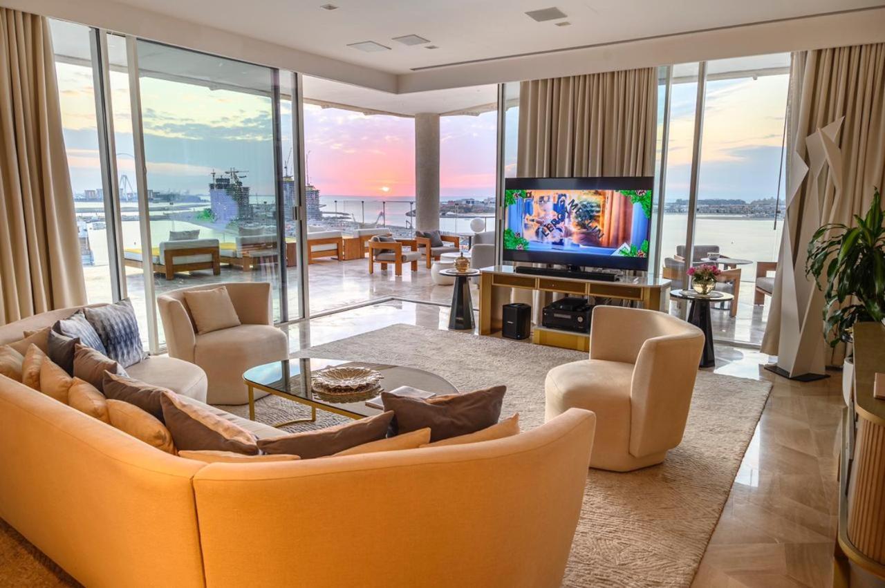 Five Palm Jumeirah 2Br Luxury Penthouse , Full Marina See View With Private Pool Dubai Luaran gambar
